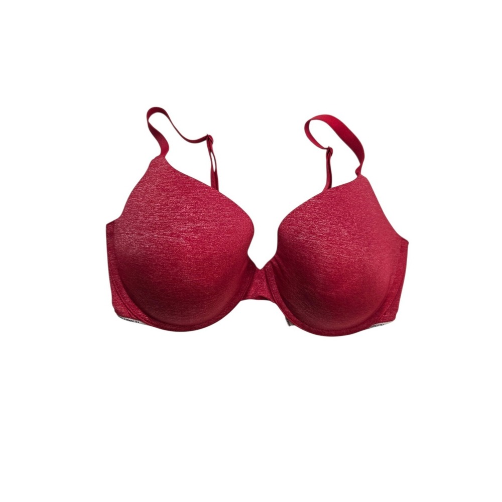 Victoria Secret T-Shirt Bra 38DDD Full Coverage‎ Underwire Lightly Lined Pink